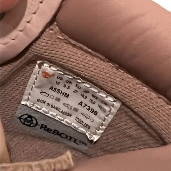 Timberland Classic Pink Nubuck Leather Girls Boots Size 10 With Rubber Sole - Picture 6 of 10